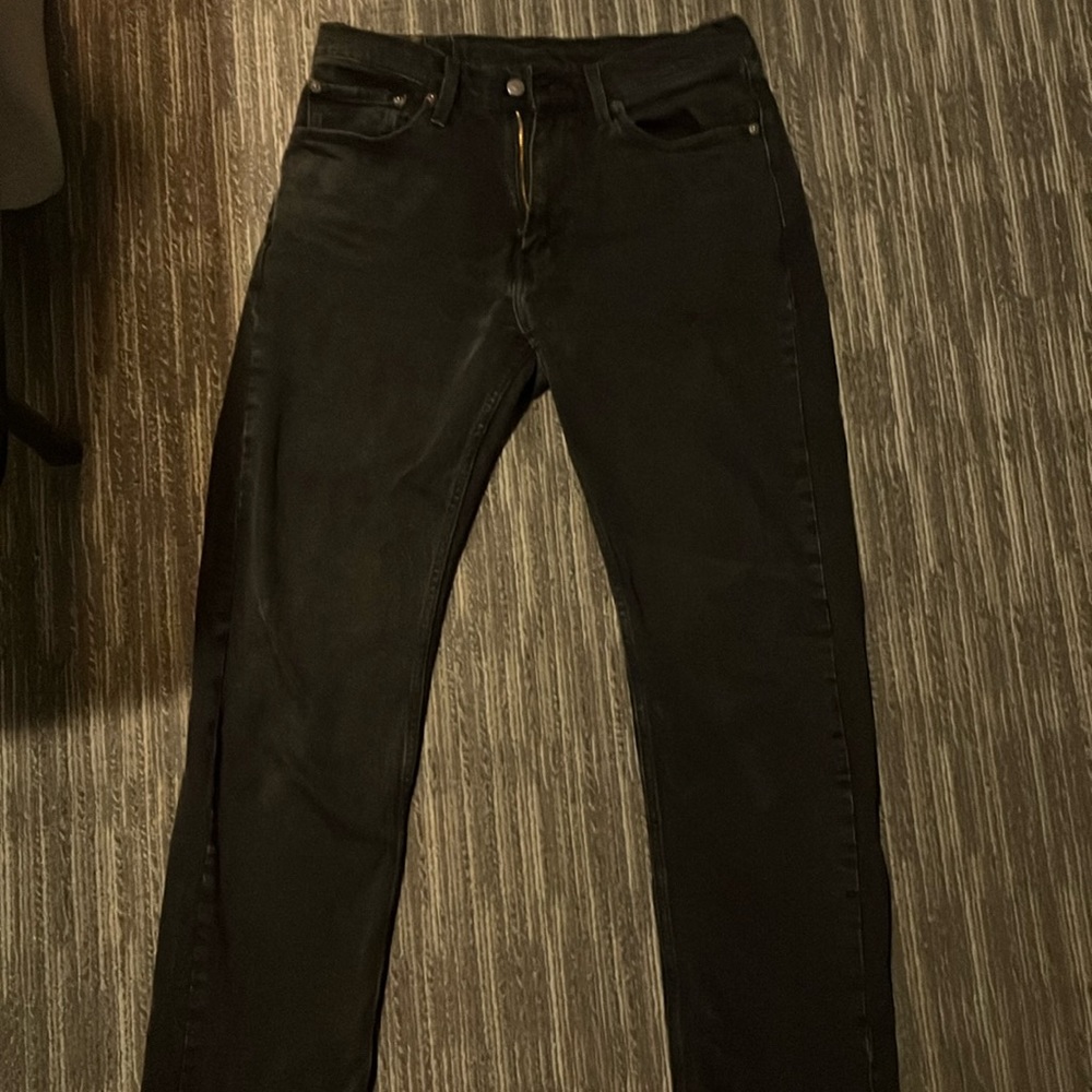 Levis 505 Black worn in 32x32